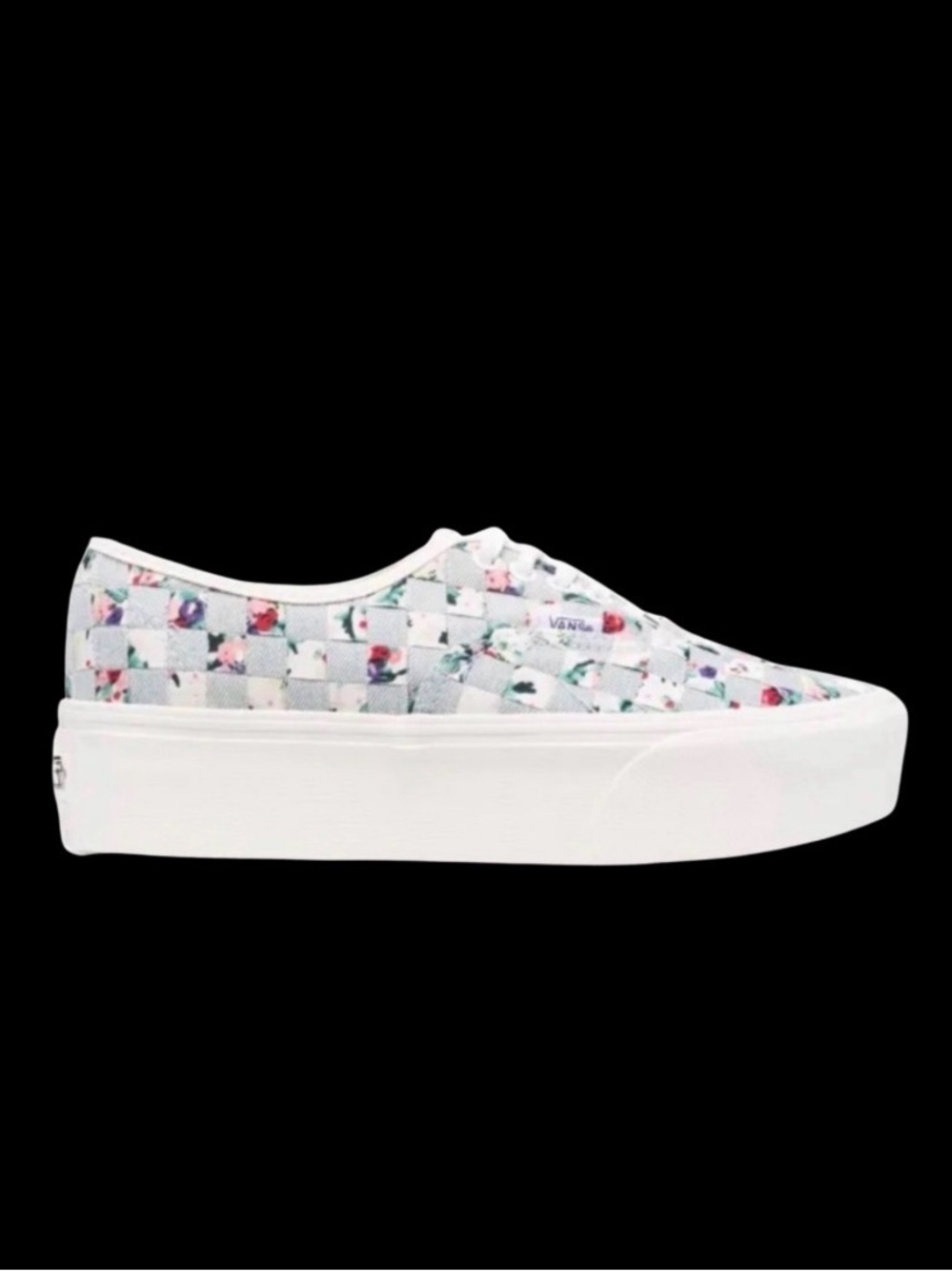 VANS Stackform Woven Floral and Denim Sneakers | 10